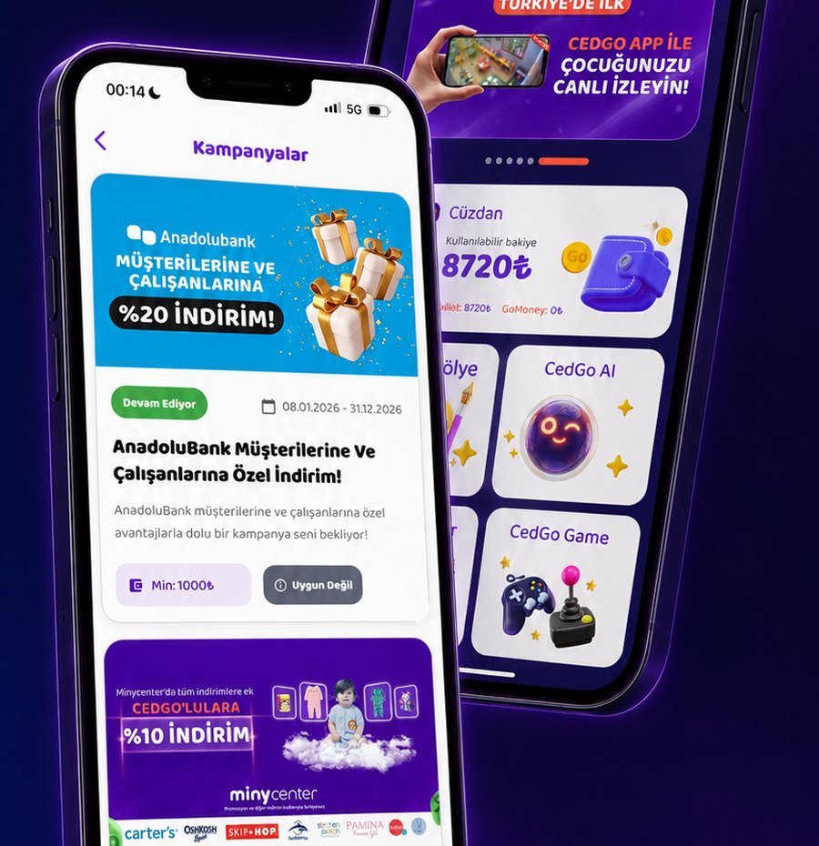 Cedgo SuperApp mobil uygulaması